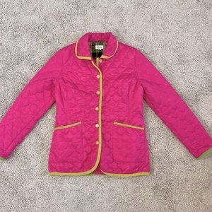 Lilly Pulitzer Pink Quilted Jacket Size S